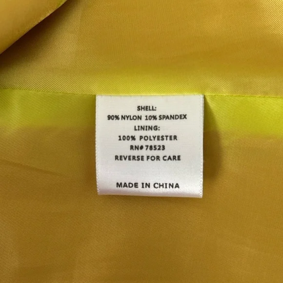 Luii for Anthropologie Fuchsia Travel Hooded Jacket Yellow Lining Size L NWOT - Picture 14 of 15